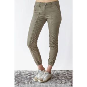 Veronica Beard Field 9.5" Cargo Army Green Jogger Pants